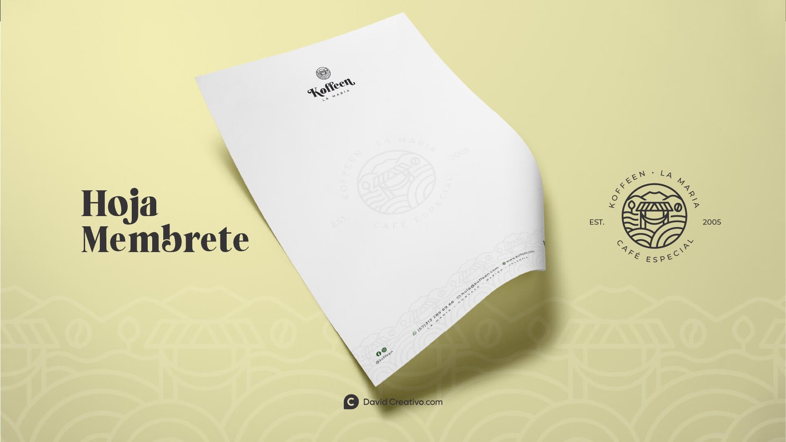 Diseño de Identidad Visual marca de Cafe