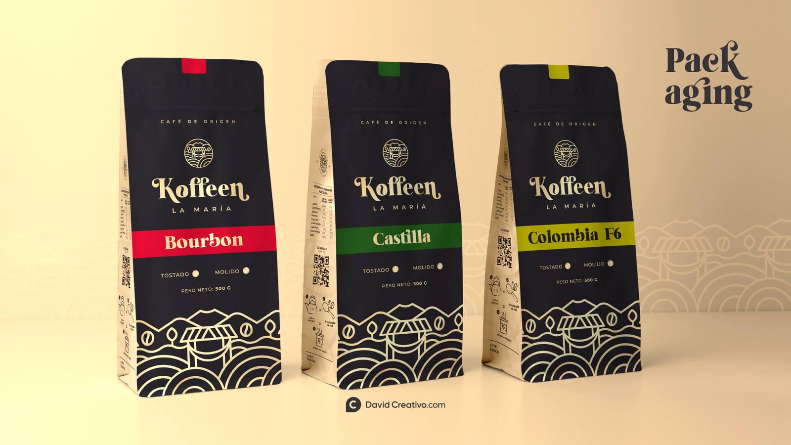Diseñador de empaques de café